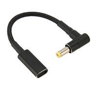 Naroote Adaptateur de Cordon de Charge pour Ordinateur Portable, PD 100W Adaptateur USB C vers DC Portable 5,5 X 1,7 Mm pour Ordinateur Portable