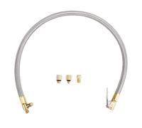 Naroote Adaptateur de Tube D'extension de Gonfleur de Pneu Pratique avec Mandrin à Air Verrouillable, Gonflage Rapide pour Vélos, Voitures et Plus Encore