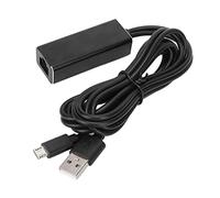 Naroote Adaptateur Ethernet LAN USB en Alliage D'aluminium Durable, Carte Réseau Micro USB vers RJ45 pour TV Stick TV sans Tampon, Alimentation à Double Tête pour Stick