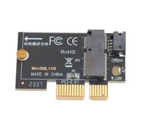 Naroote Adaptateur M.2 Pcie, Adaptateur Pcie M.2 Carte Adaptateur M.2 vers Pcie X1 Transmission de Données Haute Vitesse Enfichable M.2 vers PCI Express X1 Mini Carte Adaptateur