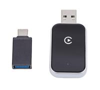 Naroote Adaptateur sans Fil, Adaptateur Plug Play WiFi Bluetooth 5.0 5,8 GHz, de Connexion Stable USB Type C sans Latence pour iOS 6 Ci-Dessus, Idéal pour Les Véhicules Câblés en Usine