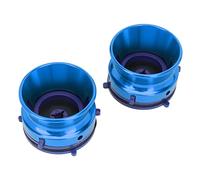 Naroote Adaptateurs de Douille Nab en Alliage d'aluminium, Installation Facile, Ouvreur de 10 Pouces, 1 Paire en Vrac pour Magnétophone Bobine à Bobine (Blue)