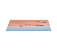 Naroote Affiche Aquarium PVC Imperméable Style Désert 3D (122 * 50CM) | Autocollant, non toxique, couleur vive, facile à utiliser, adapté aux aquariums.