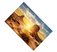 Naroote Affiche D'Aquarium, Papier Décoratif Adhésif en PVC Style Soleil et Désert, Papier de Fond Imperméable pour Aquarium, Superbe Décoration pour et, Plusieurs Tailles Disponibles [décor D']