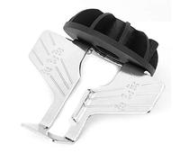 Naroote Affûteur de Tronçonneuse, Outil de Chaîne de Meulage Durable pour Le Travail du Bois, Kit de Dents, Positionnement Précis, Alliage + Matière Plastique, 3 Forets de Meulage pour L'opération
