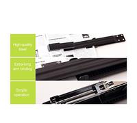 Naroote Agrafeuse de Bureau à Bras Long en Métal de Grande capacité pour un Agrafage Facile au Bureau, à L'école et à la Maison 15,75 X 1,42 Pouces