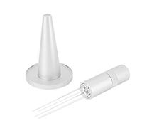 Naroote Aiguille d'agitateur de café, Opération Simple, Traitement d'oxydation Anodique, Outil 'agitation de café Facile à Nettoyer avec Base Magnétique pour Magasin de Desserts (SILVER)