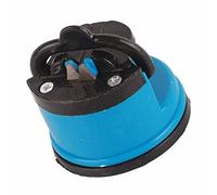 Naroote Aiguiseur de Couteaux Manuel, Outil D'affûtage de Ciseaux Efficace avec Ventouse pour la Cuisine, Outil D'affûtage de Couteaux en Acier Tungstène ABS pour les Cuisiniers à Domicile (BLUE)