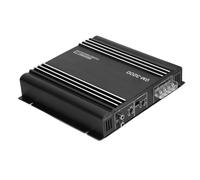 Naroote Amplificateur de Puissance Audio 3800 W à 2 Canaux 12 V en Alliage D'aluminium Noir pour Voiture, Amplificateur Stéréo HiFi, Puissant de Son pour Système Audio de Voiture