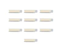 Naroote Anches de Saxophone Soprano Tenor, 10 Pièces, Durables et Fiables pour L'apprentissage du Jazz et de la Musique Classique (Force 2.0)