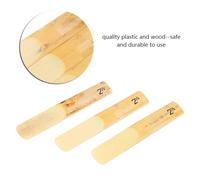 Naroote Anches en Plastique Durables pour Saxophone Soprano 2,5 pour Débutants, Paquet de 10 Pièces pour une Utilisation de Longue Durée, Adaptées aux Accessoires de Saxophone