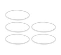 Naroote Anneaux d'étanchéité en Silicone pour Autocuiseur 5 Pièces, Remplacement Durable et Facile à Nettoyer pour les Autocuiseurs de Cuisine en Silicone de qualité Alimentaire (18cm)