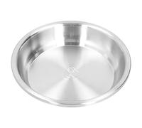 Naroote Assiette Creuse en Acier Inoxydable, Bol à Soupe, Plat de Service Robuste avec Bords Arrondis Lisses, Idéal pour une Utilisation au Restaurant, dans la Cuisine à Domicile (Assiette creuse