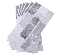 Naroote Autocollant Auto-adhésif Imperméable pour Dosseret de Carrelage, 6 Feuilles 15x30cm, pour Cuisine, Salle de Bains, Chambre à Coucher