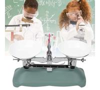 Naroote Balance Balance Outil D'enseignement de Physique Précis et Réactif pour Expérience D'équilibre de Table, Support en Métal Durable pour Accessoire Physique de Chimie, Ensemble de 500 G Idéal