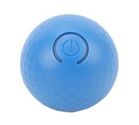 Naroote Balle de Chien Roulante Active, Capteur de Mouvement de Lumière LED, Balle de Chien Mobile Automatique à Mâcher en Toute sécurité à l'intérieur (Blue)
