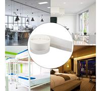 Naroote Bande d'étanchéité en Silicone Auto-adhésive de 5M pour la Prévention du Vent de Fenêtre de Porte, froid pour un Environnement de Vie Calme, pour un Usage Domestique (WHITE)