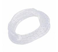 Naroote Bande D'installation de Retenue de Panneau de Verre en PVC, 26,2 Pieds, Découpable pour Rail D'armoire à Fente de 1 à 8 Pouces et Réparation de Porte D'armoire en Porcelaine (Transparente)