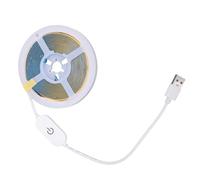 Naroote Bande LED COB Sensible au Toucher, 280 LED/M 800 Lm CRI élevé sans Spot Lumineux, Bande Auto-adhésive Flexible Découpable, étanche IP65 avec Angle de Faisceau de 180 Degrés, Idéale pour (#1)