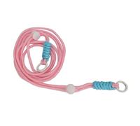 Naroote Bandoulière Tressée pour Appareil Photo instantané, Fibre de Polyester Portable, Sangle de Cou Ronde Universelle Tressée de 120 Cm pour Appareil Photo pour l'extérieur (Rose Clair)