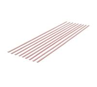 Naroote Barre de Brasure à L'argent 0,05x0,13x10 Pouces, fluidité Premium | Alliage BCuP-6, crée de superbes cordons de soudure, adapté au CVC, efficace pour les tuyaux en cuivre