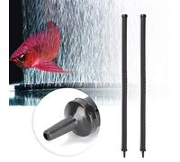 Naroote Barre de Diffuseur de Bulles de Pierre d'air pour Aquarium, Aération Durable D'oxygène pour Décoration D'aquarium de Poissons, PE Noir 12,6 Pouces de Long