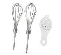 Naroote Batteur à Main Pièces de Rechange en Acier Inoxydable Accessoires | Compatible avec les batteurs à main, fabriqué en acier inoxydable sûr, idéal pour fouetter les œufs, facile à installer et