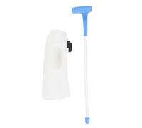 Naroote Biberon de Lait de Veau, Système Immunitaire de Colostrum D'alimentation, Biberon D'allaitement pour Animaux de Ferme de 2,5 L avec Valve de Contrôle, Plastique de qualité