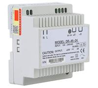 Naroote Bloc d'alimentation sur Rail DR 45 24 Din, Bloc d'alimentation à Découpage 45 W AC DC, Source 'Alimentation Industrielle avec Protection Contre Les Surcharges, Les Surintensités et Les