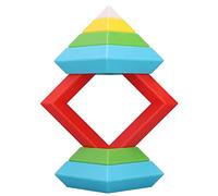 Naroote Bloc de Construction Précis, Jouet éducatif Exquis, Blocs de Construction Colorés pour 3 Ans, pour Les Tout-Petits, Matière Plastique