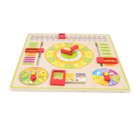 Naroote Board de l'horloge, Montessori Toys Date Clock Proapping Material All About Today Board for Home