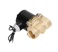 Naroote Bobine de Noyau de Cuivre en Laiton d'électrovanne électrique pour l'eau, Le Gaz et Le Pétrole, en Laiton, Adaptée à Un Usage Domestique (3/4in DC24V)