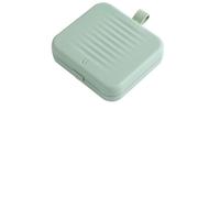 Naroote Boîte à Couture Compacte à Aspiration Magnétique pour Voyage, Boîte à Couture Magnétique Double Couche avec Ciseaux et Ruban Adhésif pour Kit de à Domicile (GREEN)