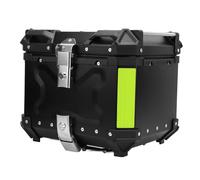 Naroote Boîte Arrière de Coffre de Moto, Boîte Supérieure de Coffre de Moto Résistante à l'eau, Plaque Inférieure à Dégagement Rapide, sécurité Améliorée en Alliage d'aluminium avec Verrou de