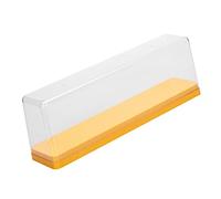 Naroote Boîte de Présentation de Collection de Figurines, Vitrine de Figurines d'action en Forme de Rectangle Bien Organisée, Empilable, Anti-poussière pour Le Bureau (Yellow)