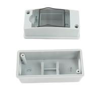 Naroote Boîte de Protection de Distribution IP65 Couvercle Transparent Jonction électronique pour Utilisation Intérieure et Extérieure ABS + PC 4,9x2,2x3,5 Pouces,