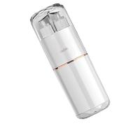 Naroote Boîte de Rangement de Brosse à Dents de Voyage, étui Portable Durable pour Matériel de Voyage PC ABS PP Porte-Brosse à Dents Multifonctionnel pour Le Camping Familial (White)
