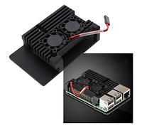 Naroote Boîtier en Aluminium pour, Ventilateur de Refroidissement Modèle 3 | Structure en aluminium durable, ventilateur de refroidissement inclus, conception protectrice, savoir-faire exquis,