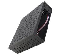 Naroote Boîtier pour Ordinateur de Bureau Mini ITX, Robuste, Bonne Dissipation de la Chaleur, pour Ordinateur Vidéo Domestique, Matériau SECC de qualité Supérieure, Boîtier Mini HTPC Noir