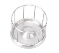 Naroote Bol d'alimentation pour Tortues en Acier Inoxydable, avec Base Antidérapante, Conception Résistante à la Chaleur, pour Lézards, Tortues, Caméléons, Fournitures pour Animaux de (Grande)