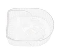 Naroote Bol de Trempage à Main en Acrylique, Adoucit la Peau Morte, Cuticules, Nutrition des Ongles pour Nail Art, Conception de Rainures pour une Meilleure Expérience (Transparent)