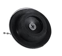 Naroote Bouchon pour Canalisation D'évier chromé, Bouchon épais en Acier Inoxydable avec Chaîne pour évier de Cuisine Domestique, Baignoire