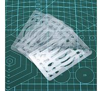Naroote Bouclier Effaceur, Design Ultra-mince, 27 Trous (clair)