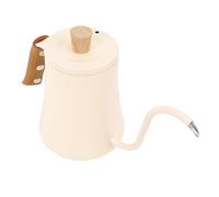 Naroote Bouilloire à Col de Cygne, 600ml, Acier Inoxydable Kettle à Café avec Couvercle et Poignée Ergonomique, Bouilloire Manuelle, Conception Précise pour le Bureau, la Maison