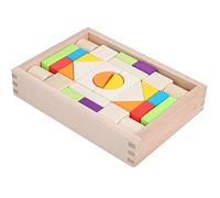 Naroote Boulier Jouet Mathématique, Jouet d'apprentissage Précoce, Reconnaissance des Formes des Couleurs, de Maison pour Thanksgiving, Halloween, Pâques (30 Blocs de Construction colorés dans Une