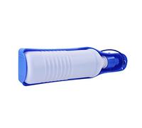 Naroote Bouteille d'eau Portable pour Chien Love Pet pour Boire en Voyage 250 Ml/500 ML Rose/Rouge/Bleu Idéale pour Les Promenades, Randonnées, Sports, Plage, Camping, Bouteille en Plastique à Main