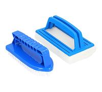 Naroote Brosse de Laveur de Piscine, Brosse de Nettoyage de la Piscine de à Main en Plastique, Pinceau de Nettoyage de la, à éponge avec Poignée de Nettoyant pour Les Saunas de pour la
