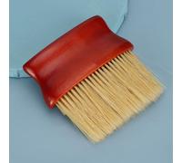 Naroote Brosse épilatoire pour le Cou et le Visage, pour Salon de Coiffure, Brosse de Balayage pour le Nettoyage des Chaumes et de la Poussière des Cheveux, pour Coiffeurs et Stylistes, Bois,