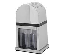 Naroote Broyeur à Glace Manuel de Conception Ergonomique, Machine à Cône de Neige à Manivelle Permettant D'économiser du Travail pour un Usage Domestique, Couvercle Transparent