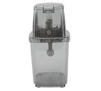 Naroote Broyeur à Glace Portable, Opération Simple, Texture Délicate, Lames en Acier Inoxydable, Hachoir à Glace Manuel Portable, Structure Interne Claire pour le Camping en Plein Air (Noir